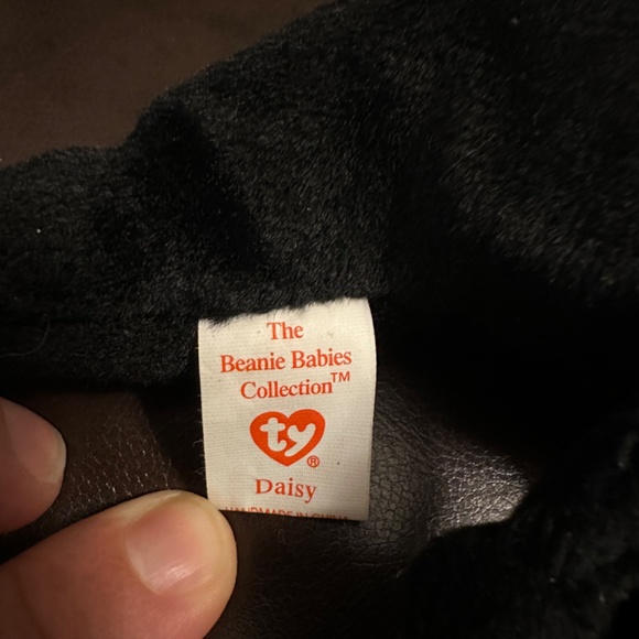 Daisy The Cow Beanie Baby 1993 tag errors, Rare, PVC pellets - Picture 3 of 9